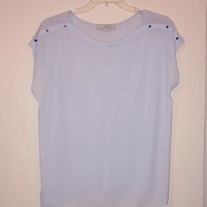 Ice Blue XL Blouse by Loft